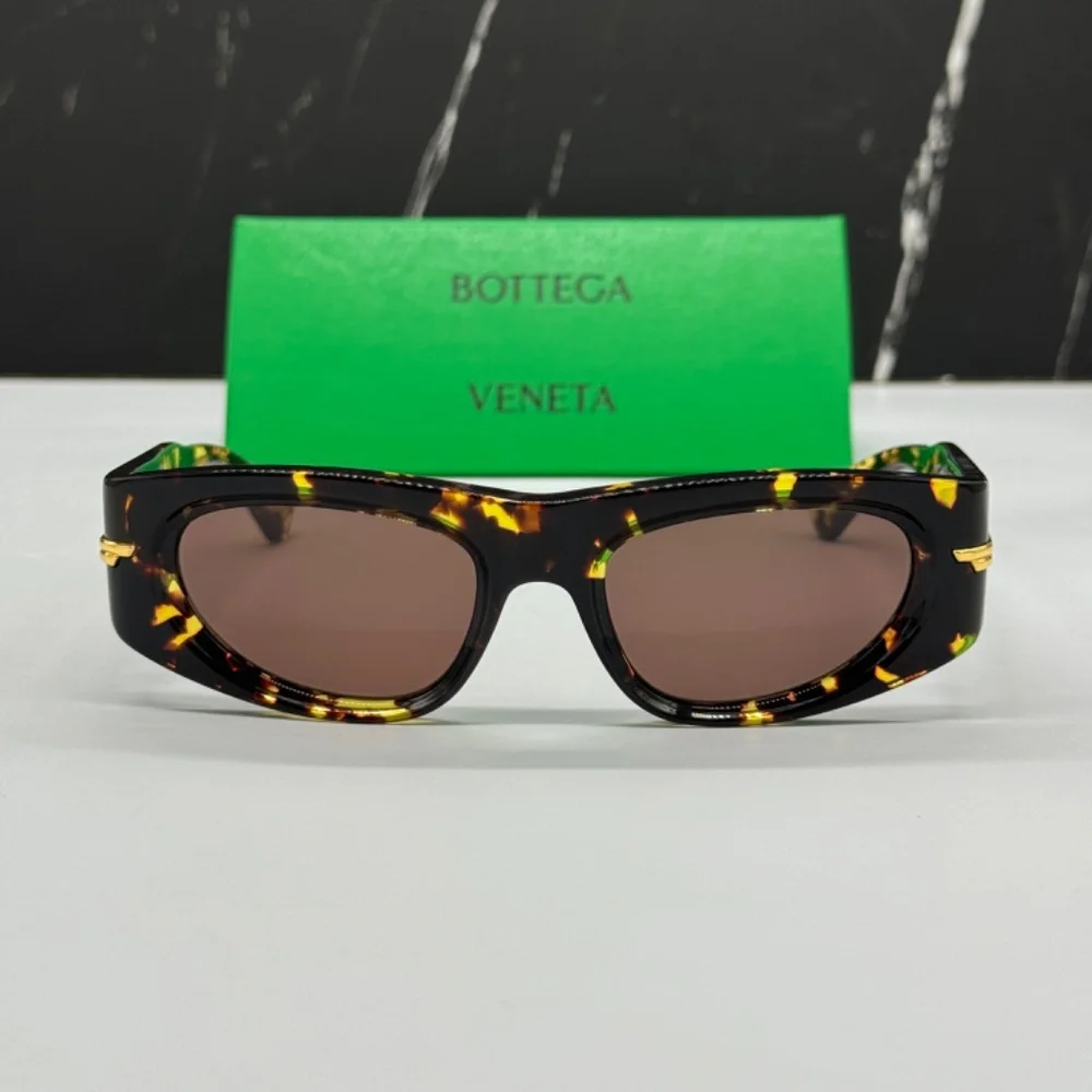 NEW BV1144S 002 BOTTEGA VENETA BROWN HAVANA CAT EYE WOMEN SUNGLASSES